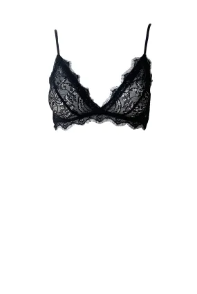 Lace Bra with Trim-Back in Stock