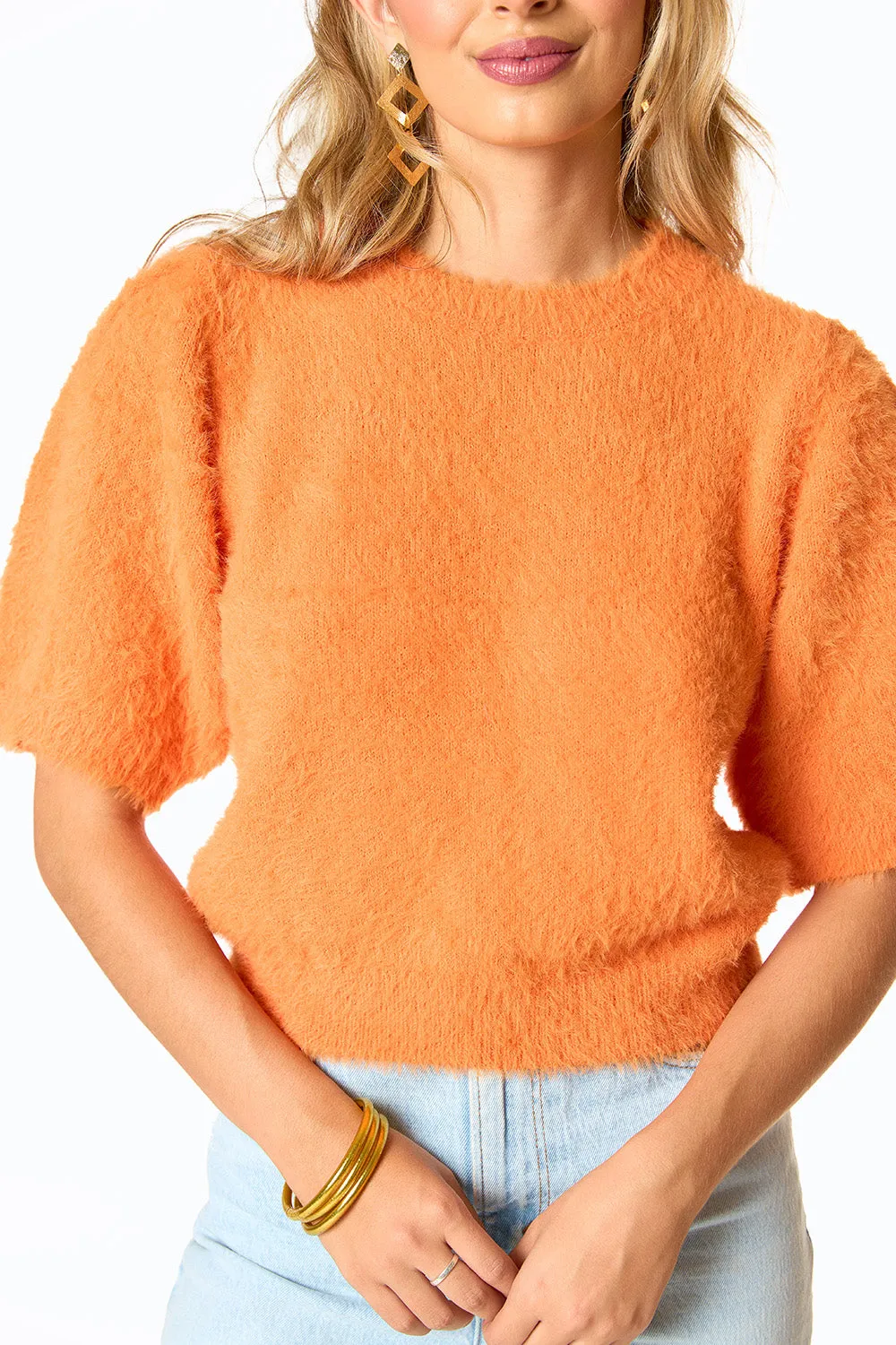 Macy Crop Sweater - Mango