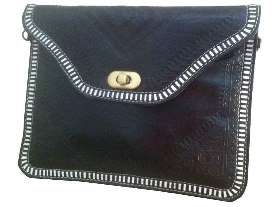 M'dina Square Clutch - Black