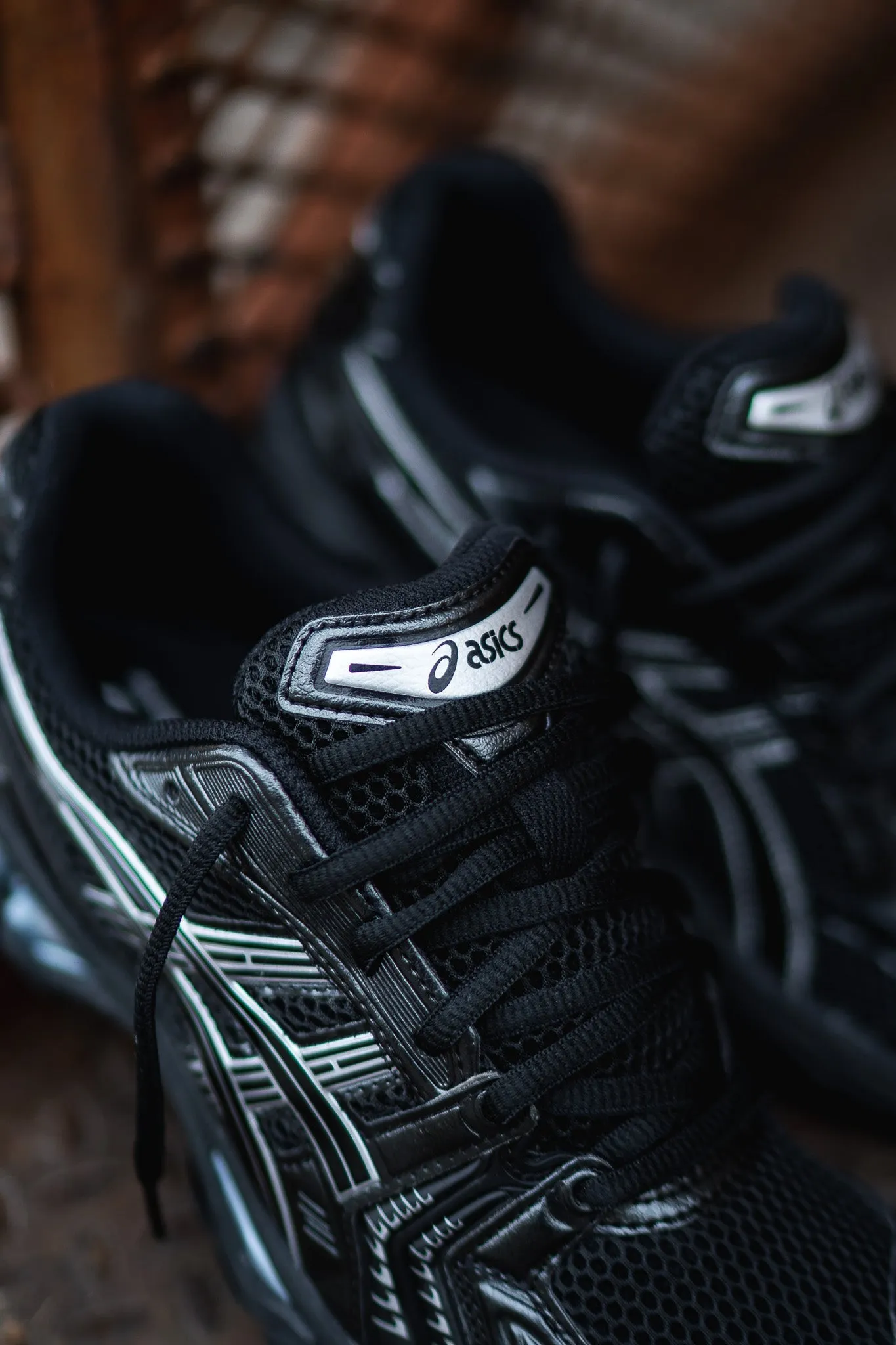 Mens Asics Gel-Kayano 14 (Black/Pure Silver)