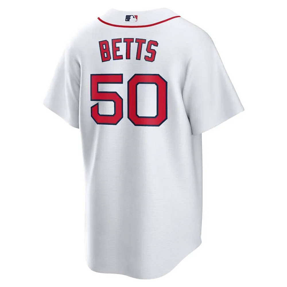 Men's Boston Red Sox Mookie Betts Replica Home Jersey - White