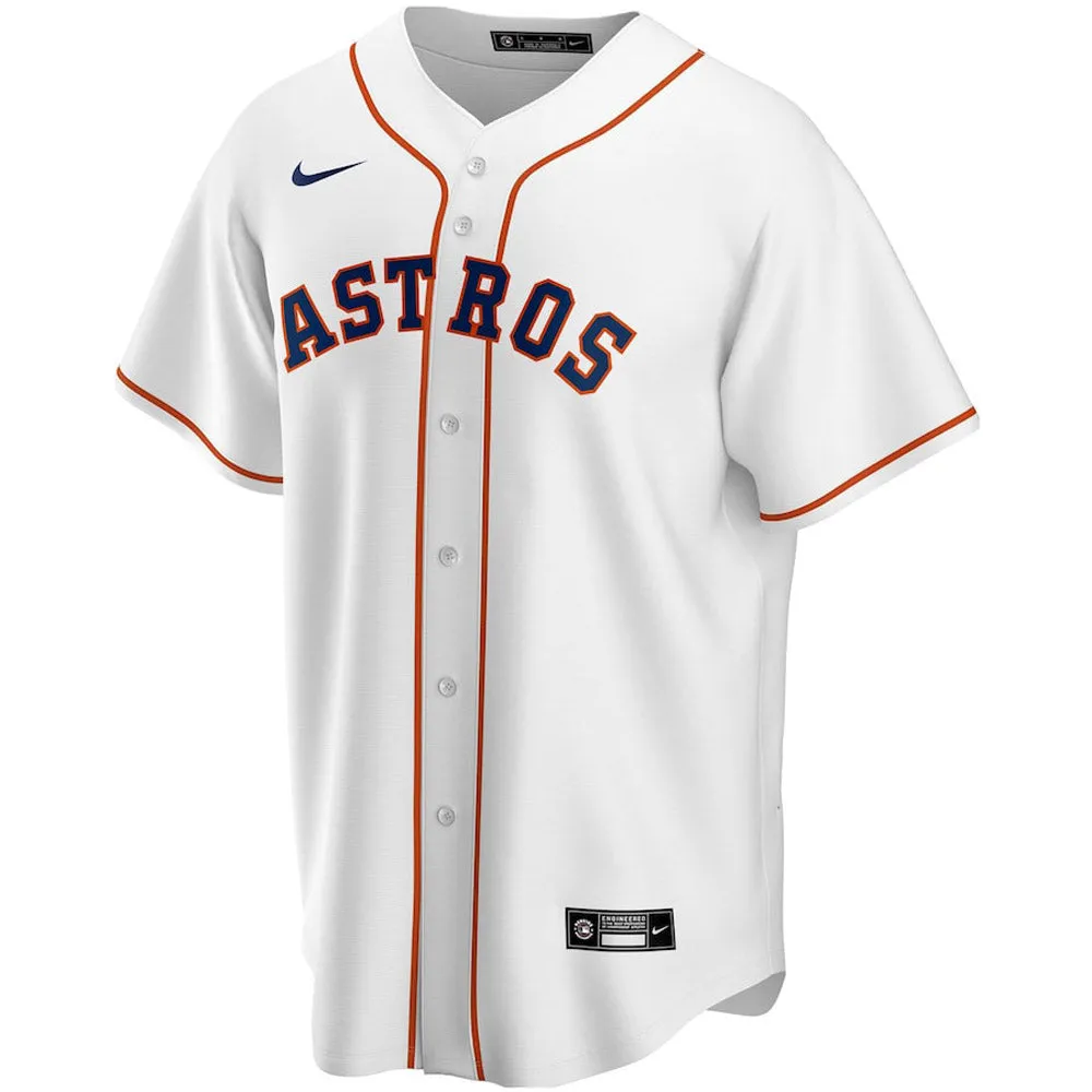 Men's Houston Astros George Springer Replica Home Jersey - White