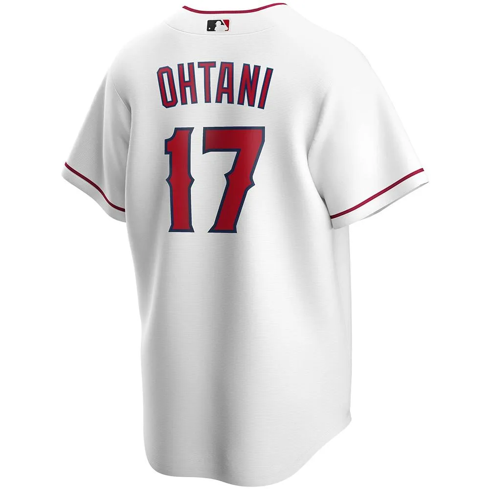 Mens Los Angeles Angels Shohei Ohtani Cool Base Replica Jersey White