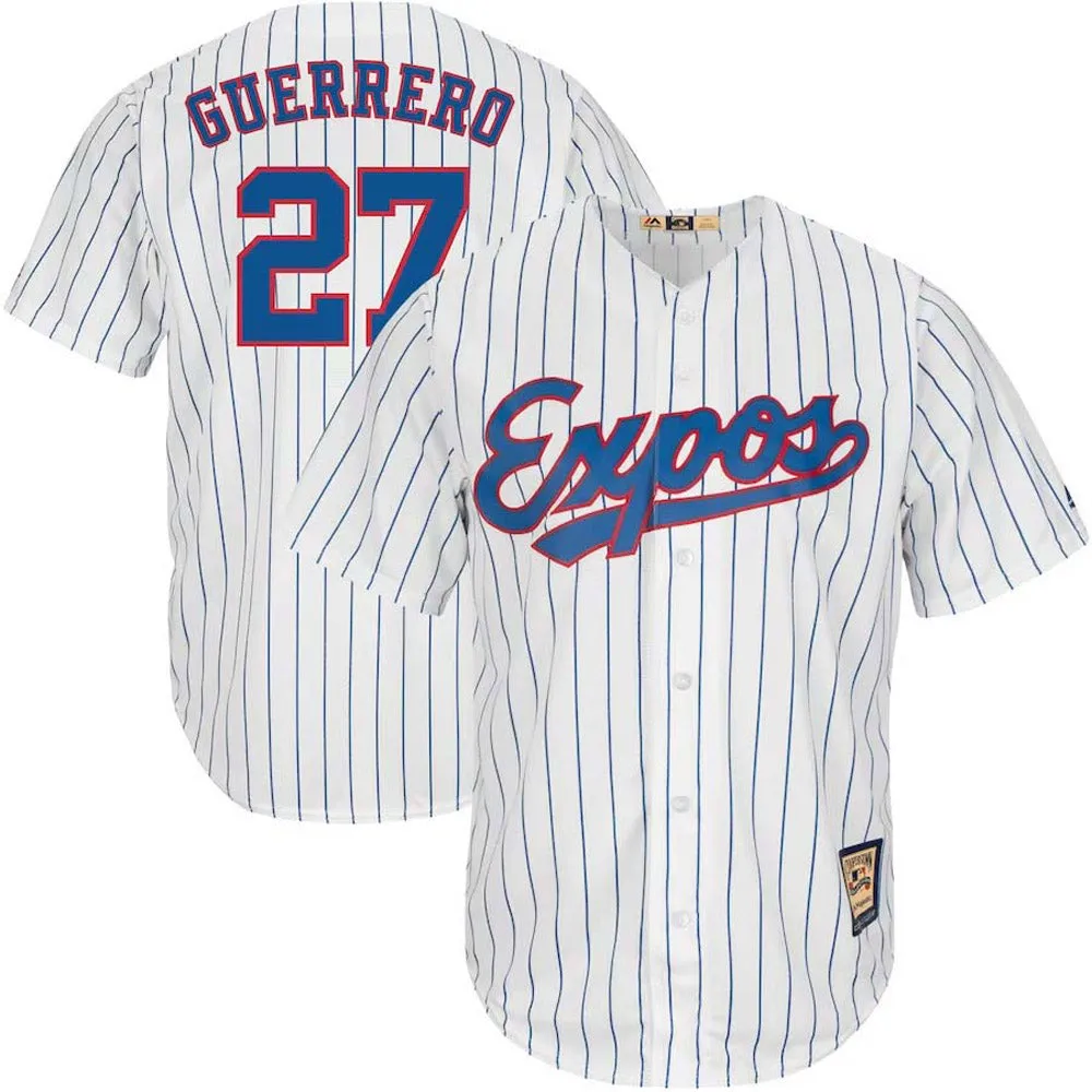 Men's Montreal Expos Vladimir Guerrero Cooperstown Collection Jersey - White