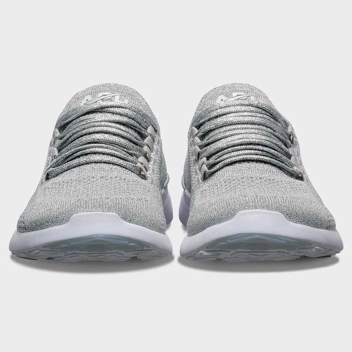 Men's TechLoom Breeze Metallic Silver / White