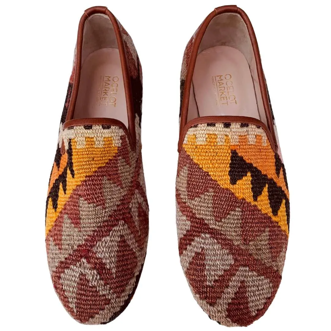 Men's Turkish Kilim Loafers | Browns, Orange