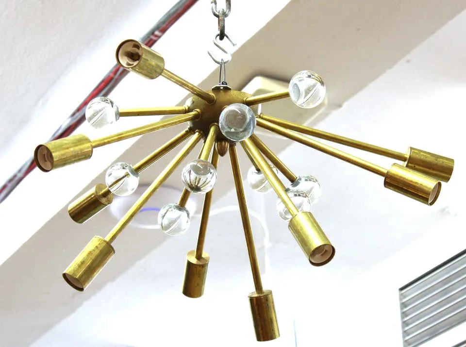 Mid-Century Modern Style Sputnik Flush Mount