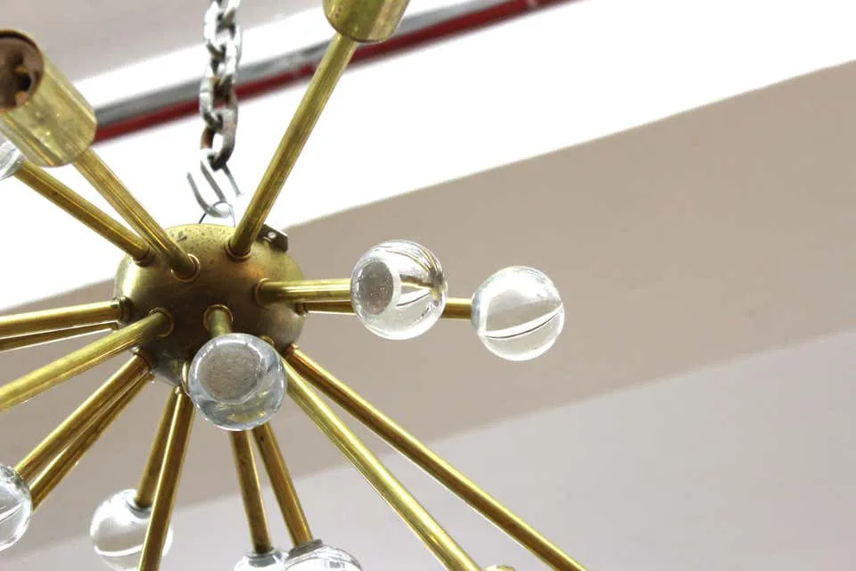 Mid-Century Modern Style Sputnik Flush Mount