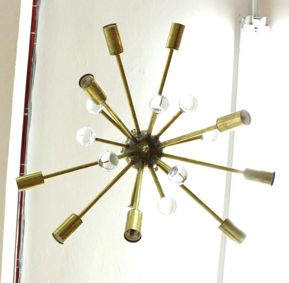 Mid-Century Modern Style Sputnik Flush Mount