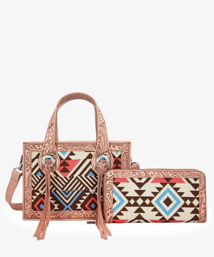 Montana West Southwestern Crossbody Bag Set