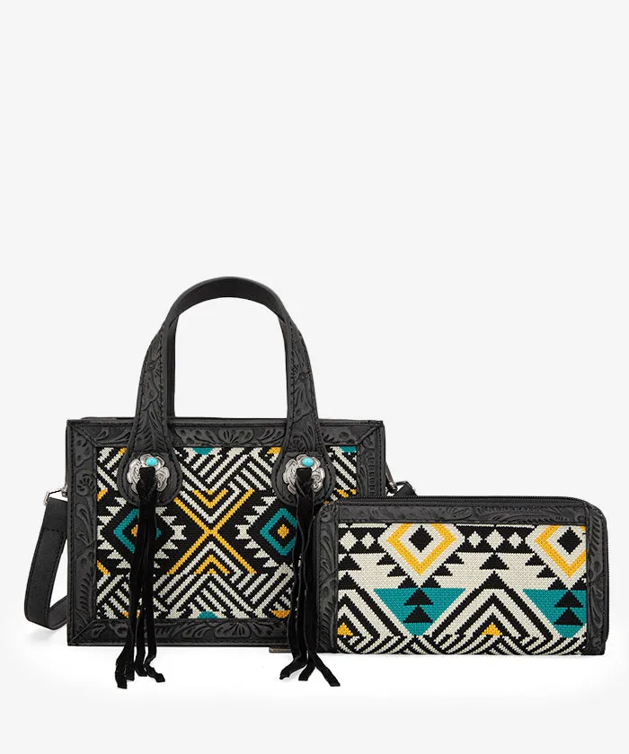 Montana West Southwestern Crossbody Bag Set