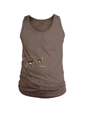 Ostrich - Relaxed Fit Coffee Brown Tank Top