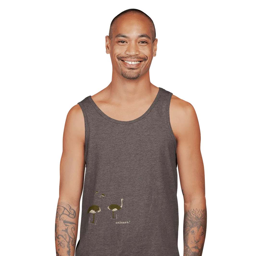 Ostrich - Relaxed Fit Coffee Brown Tank Top