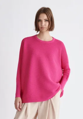 Paisie Cape Jumper in Bight Pink