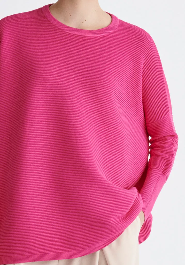 Paisie Cape Jumper in Bight Pink