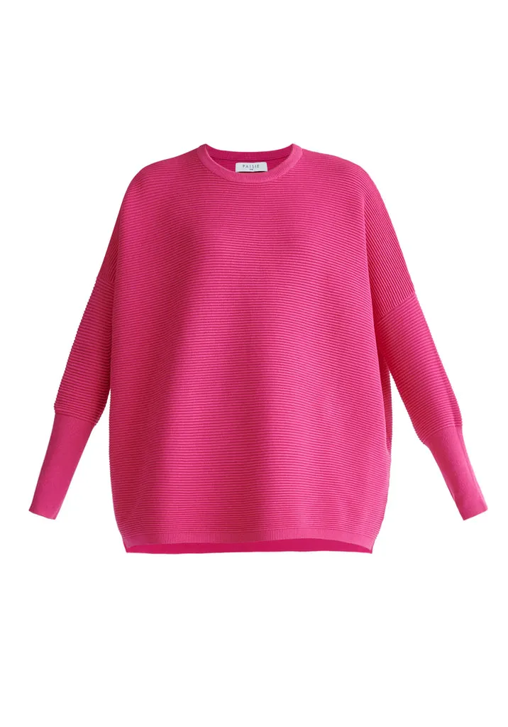 Paisie Cape Jumper in Bight Pink