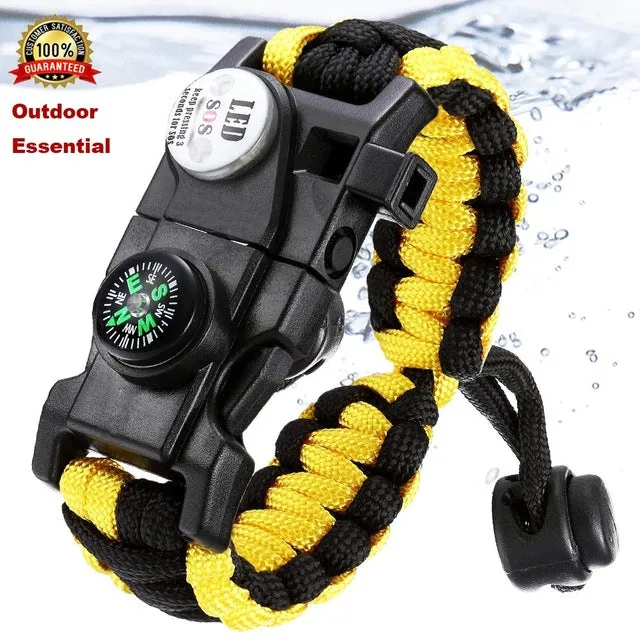 Paracord survival Bracelet w/Multi-functional Capability