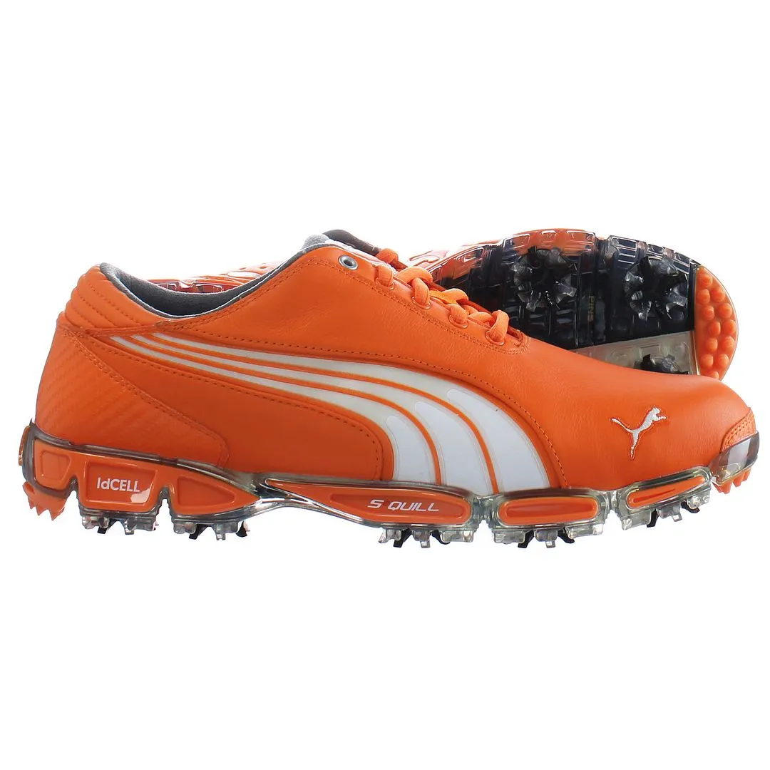 Puma Super Cell Funsion Ice Golf Orange Mens Shoes