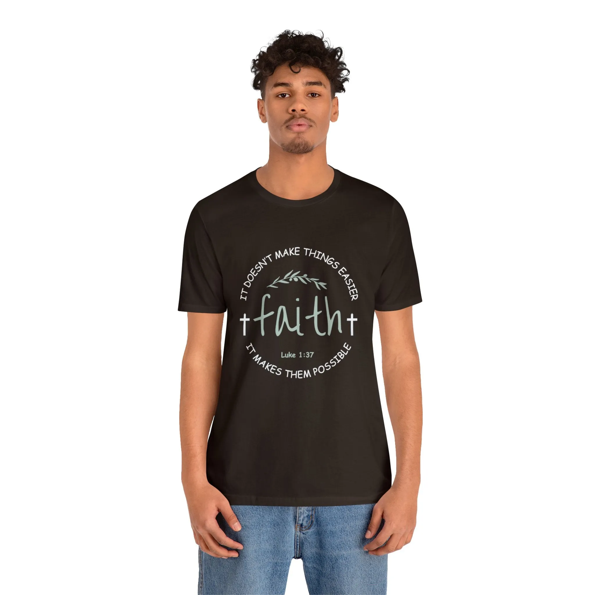 "Faith" Unisex Jersey Short Sleeve Tee