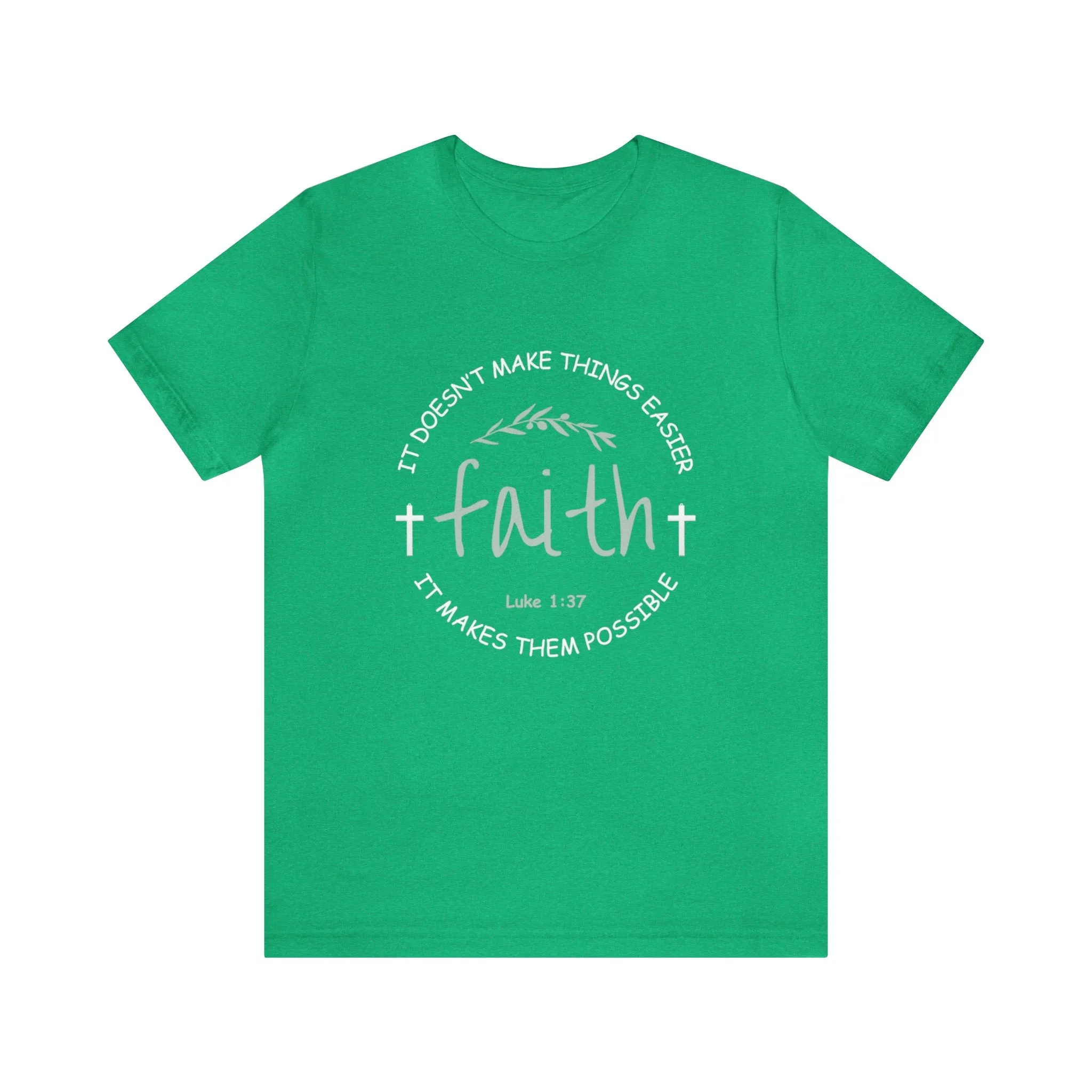 "Faith" Unisex Jersey Short Sleeve Tee