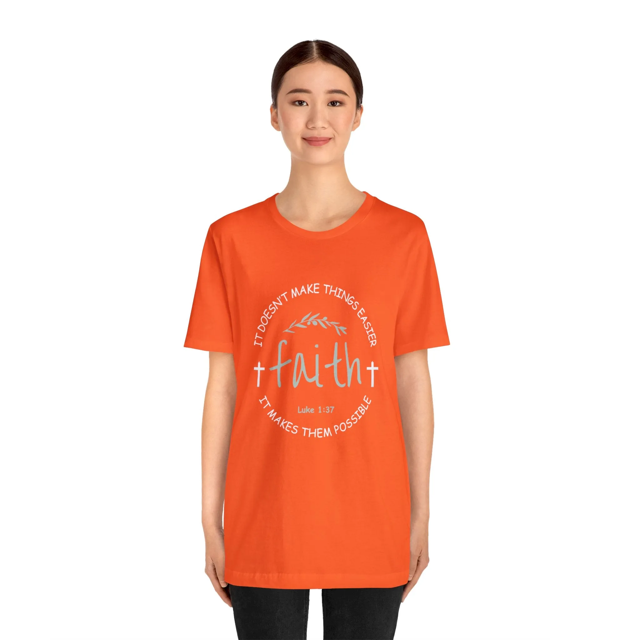 "Faith" Unisex Jersey Short Sleeve Tee