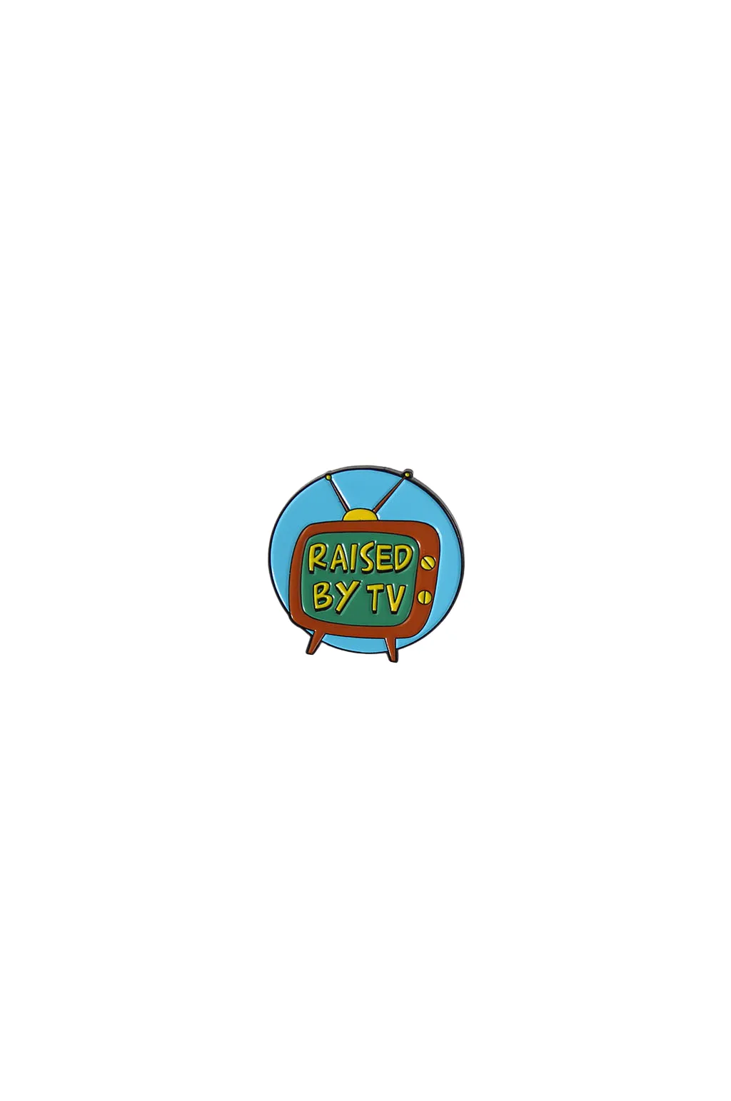 Raised by TV Enamel Pin by  Pixel & Ink Creative