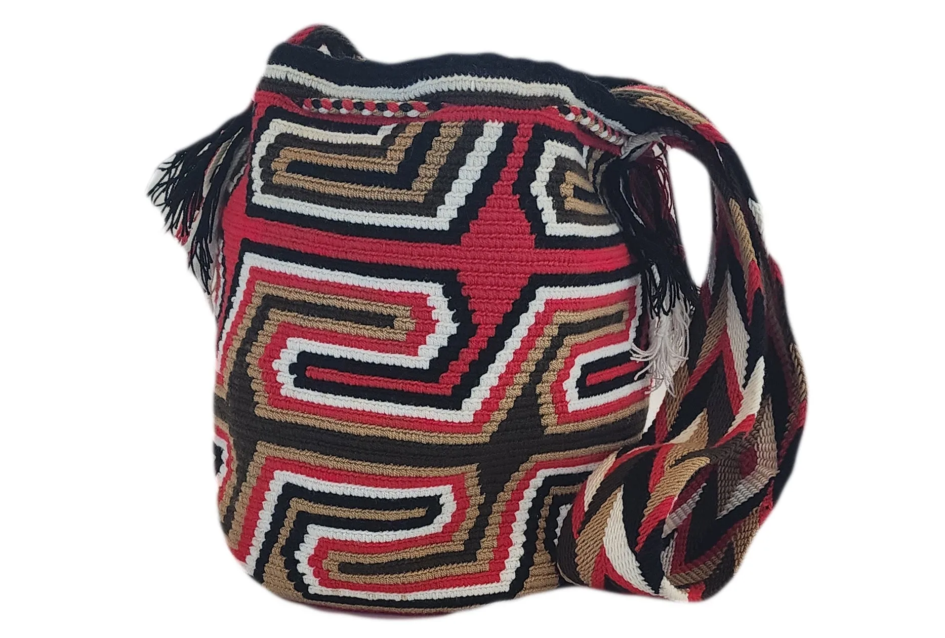 Rivka Large Handmade Crochet Wayuu Mochila Bag