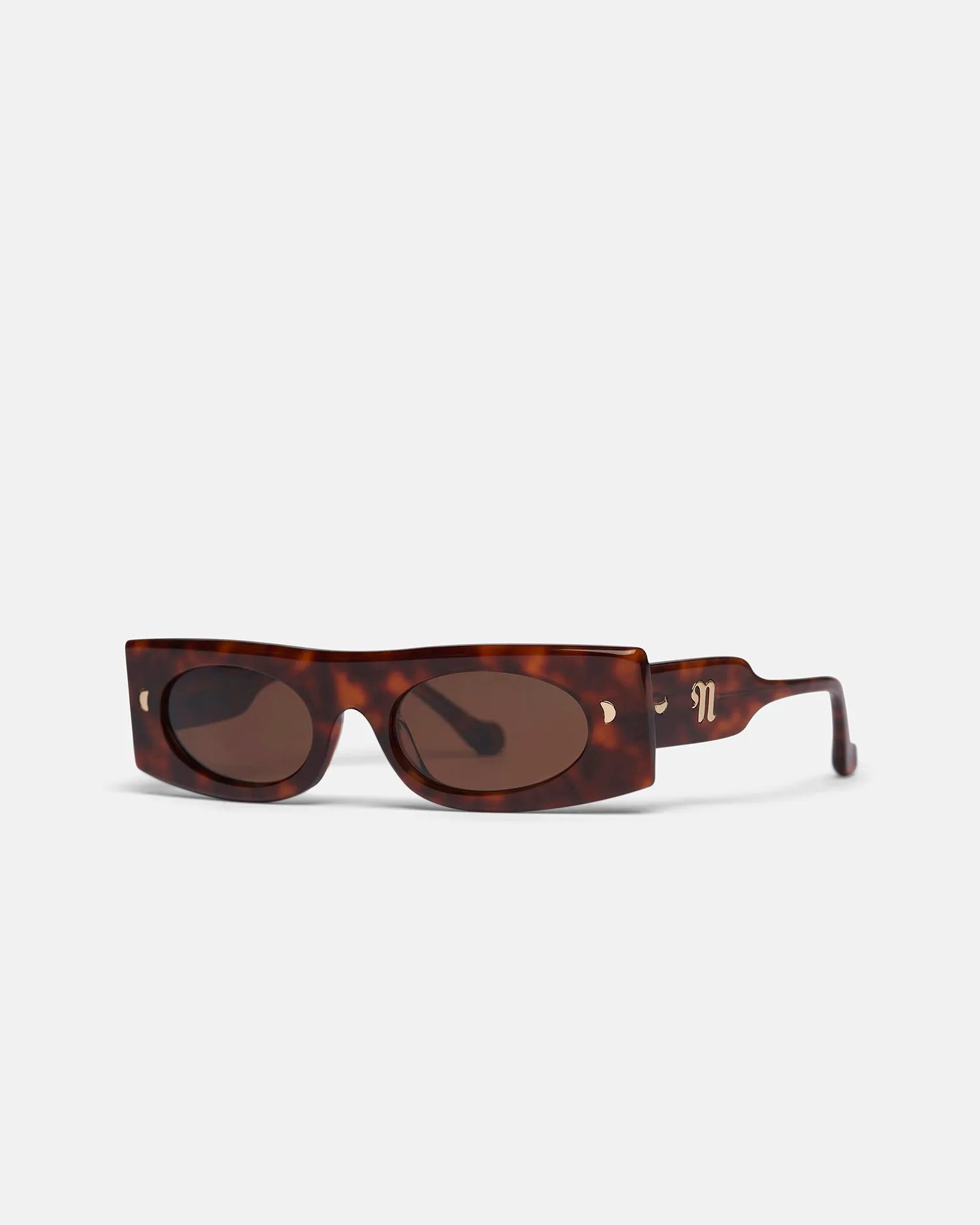 Ruthie - Bio-Plastic Visor Sunglasses - Turtle