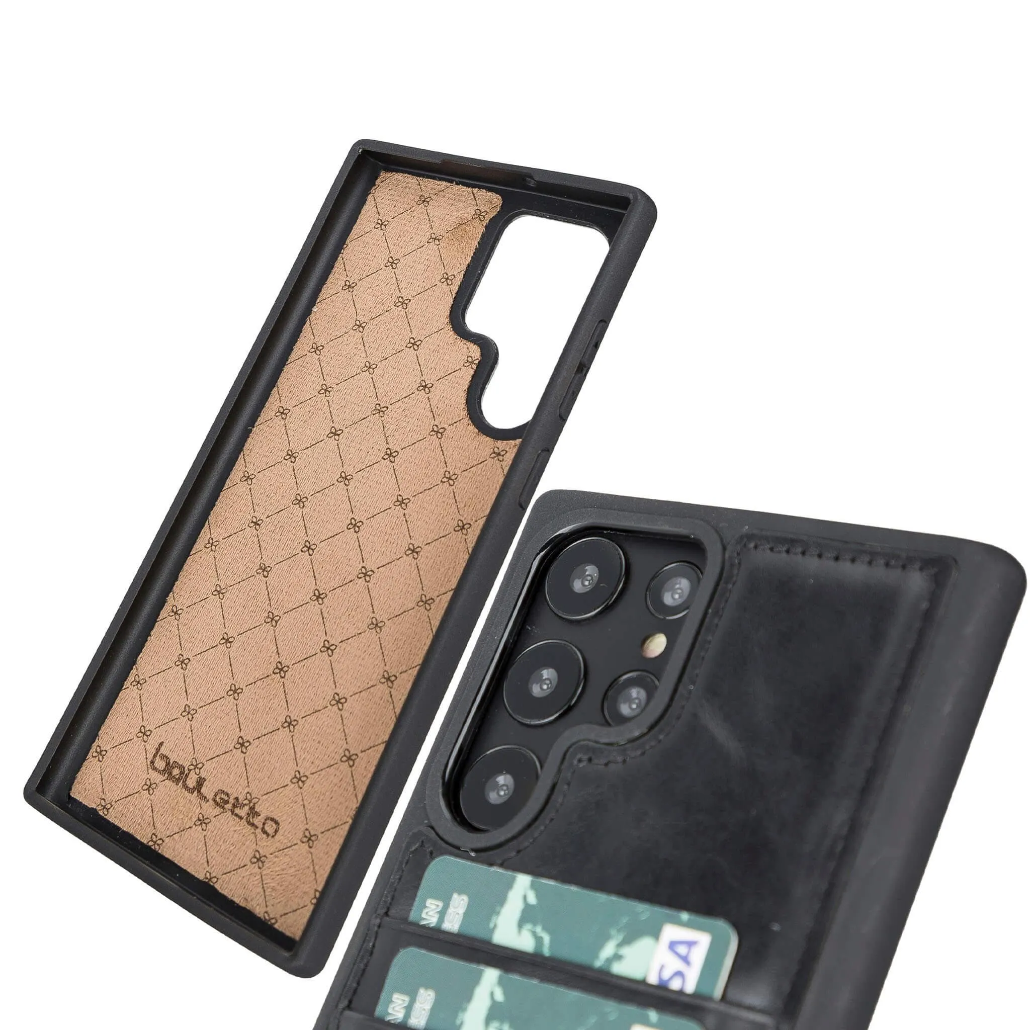 Samsung Galaxy S23 Series Leather Case with Card Holder - FXCP