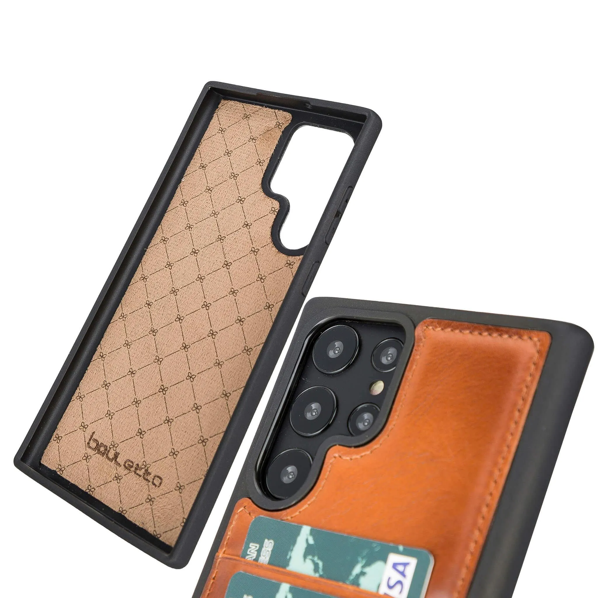 Samsung Galaxy S23 Series Leather Case with Card Holder - FXCP