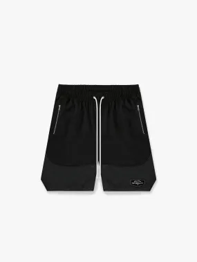 SPLIT SHORTS - BLACK/BLACK