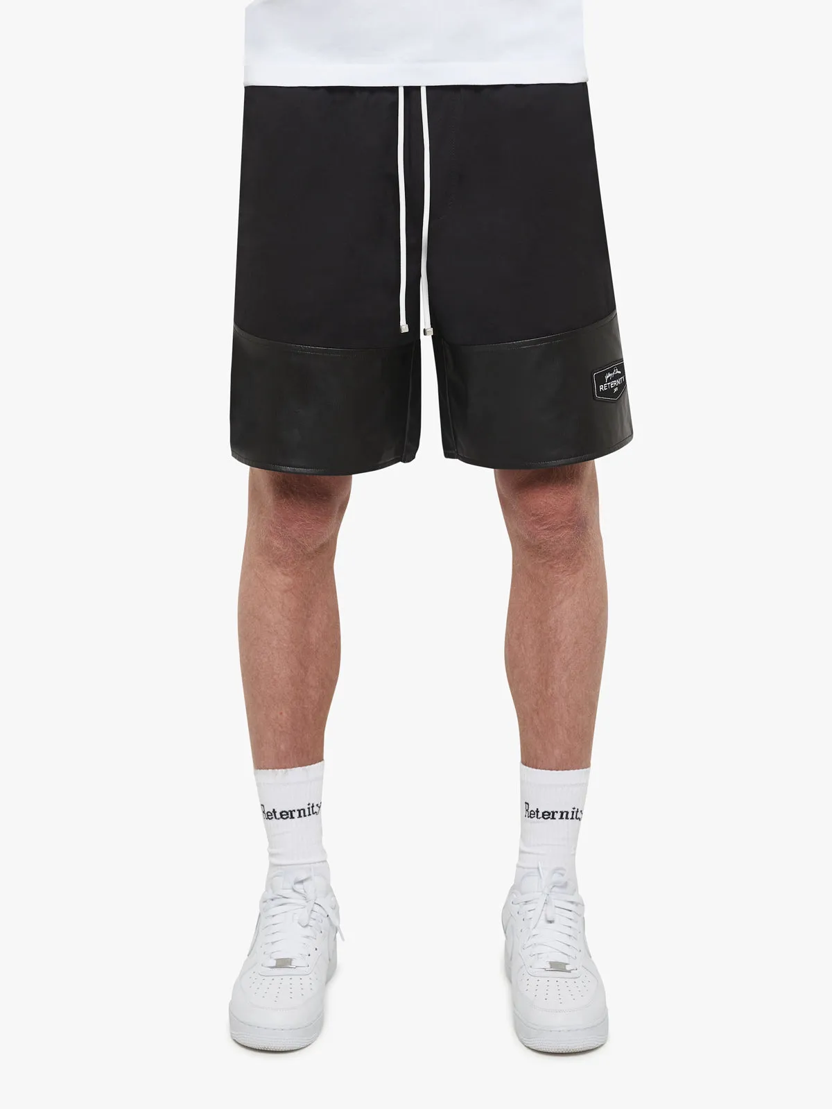 SPLIT SHORTS - BLACK/BLACK