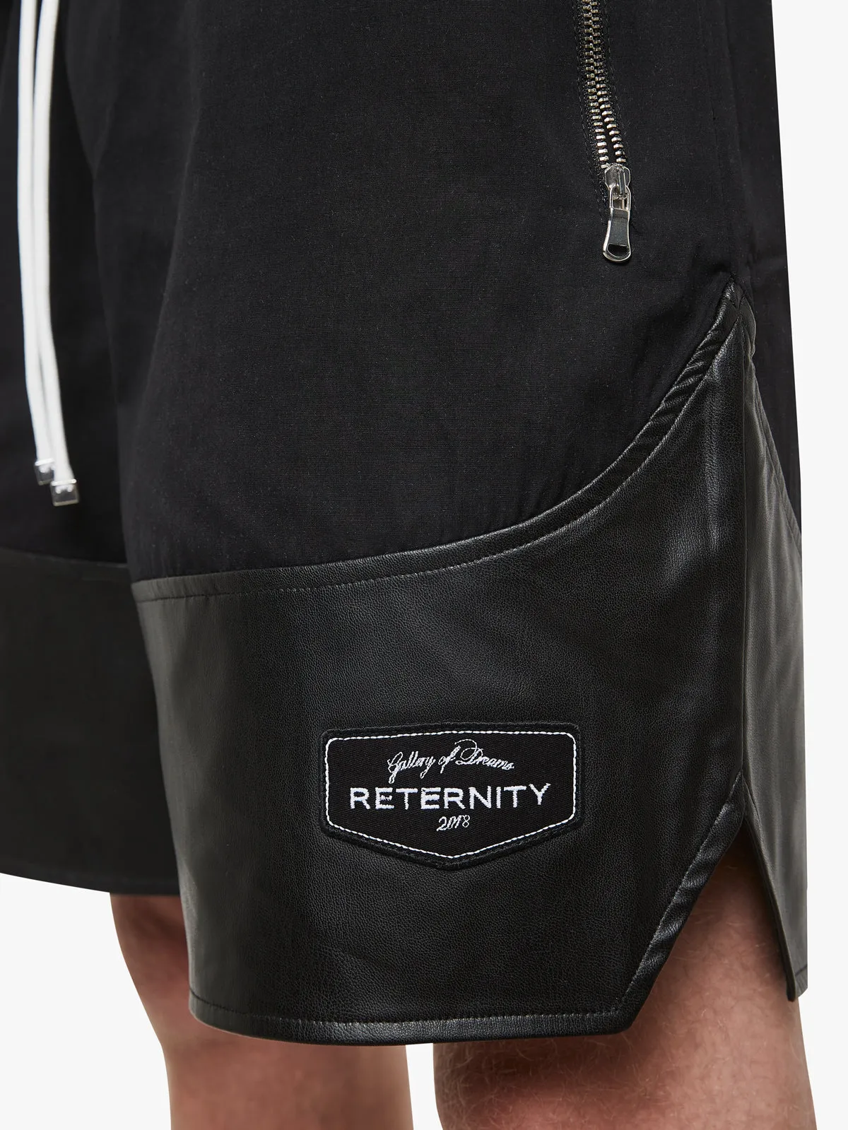 SPLIT SHORTS - BLACK/BLACK