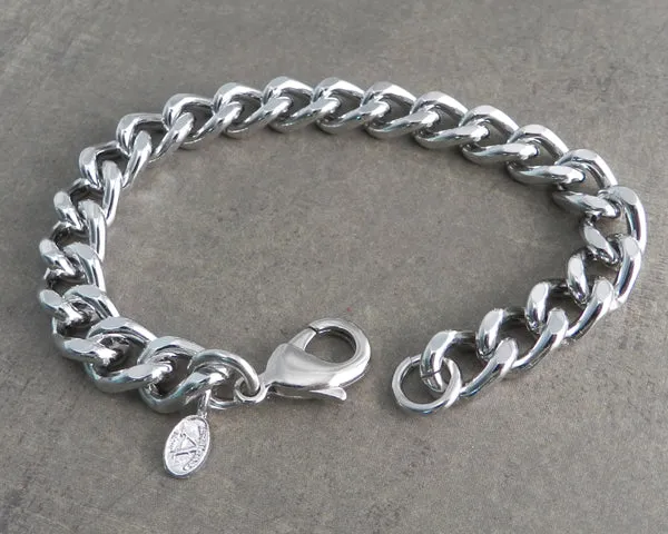 Squared Leash Chain Bracelet