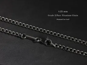 TITANIUM 4.25mm Curb Chain