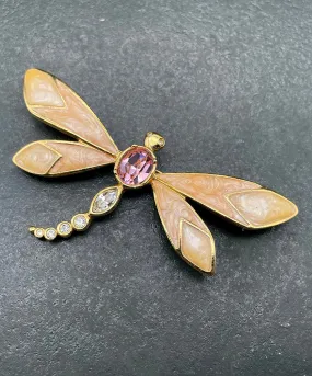 【USA輸入】ヴィンテージ K.J.L FOR AVON Nature Treasures Collection ブローチ/Vintage K.J.L FOR AVON Dragonfly Brooch