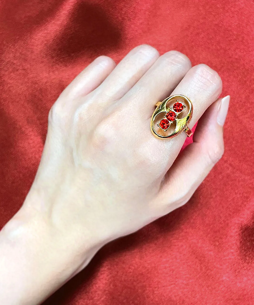 【USA輸入】ヴィンテージ SARAH COV. Firefly リング/Vintage SARAH COV. Firefly Adjustable Ring