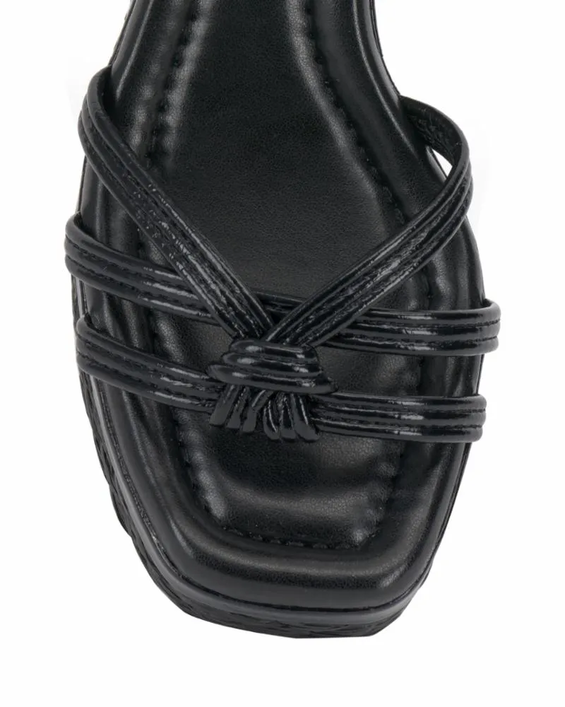 Vince Camuto LORESSA JET BLACK/WATERCOLOR CRINKLE