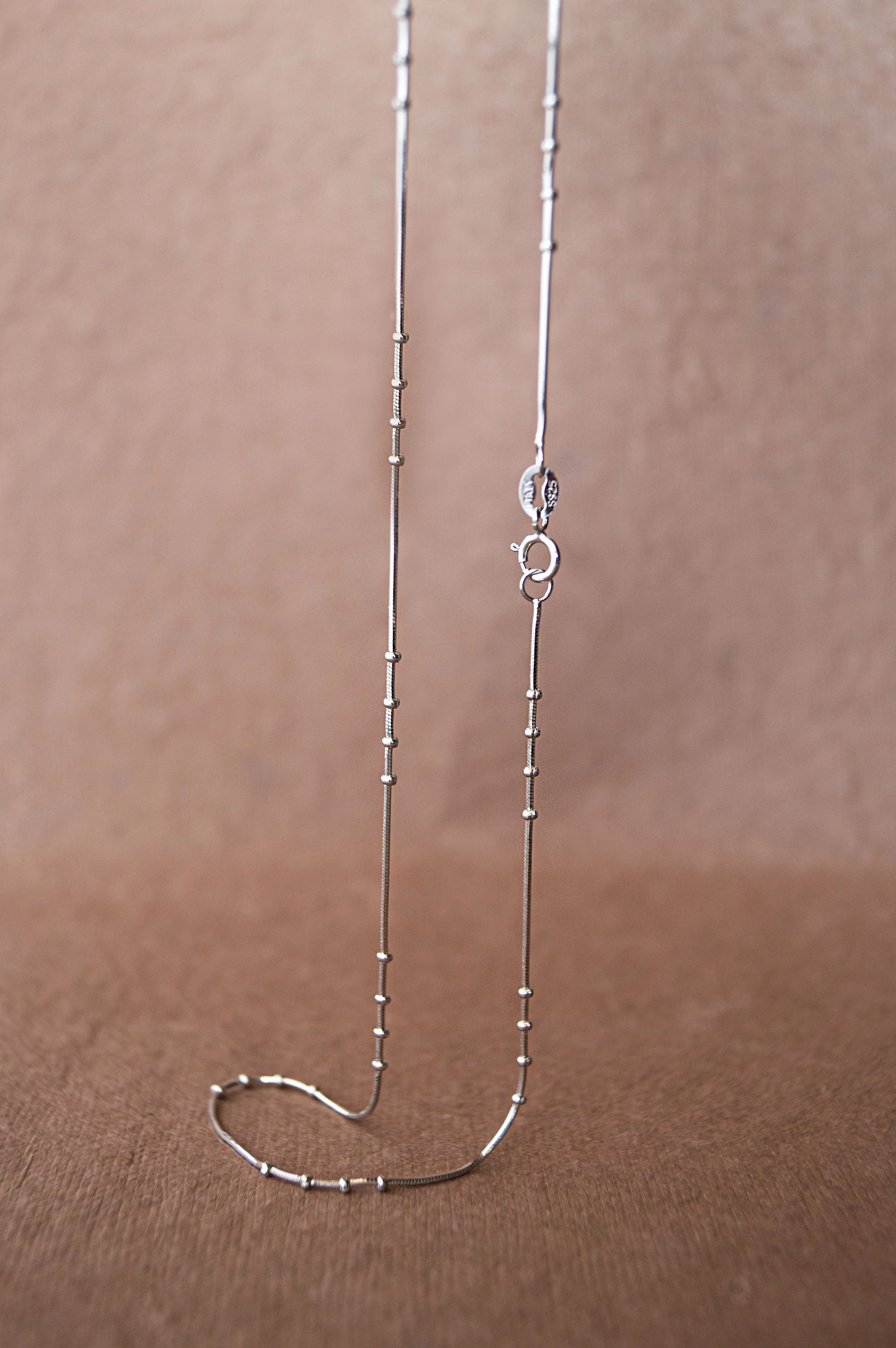 Vivid Station Balls Sterling Silver Chain