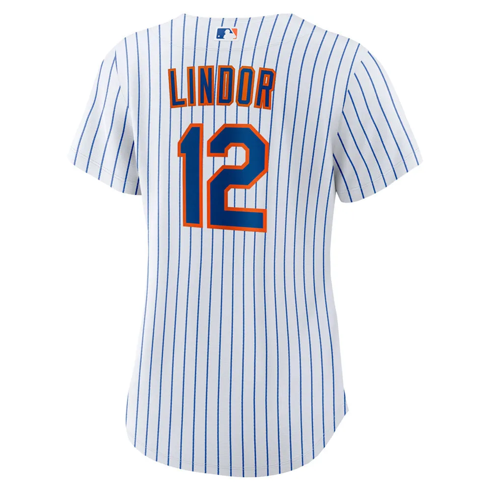 Women's New York Mets Francisco Lindor Home Player Jersey - White