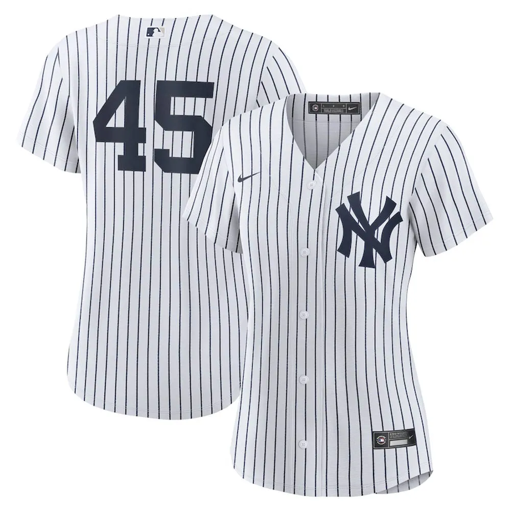 Women's New York Yankees Gerrit Cole Cool Base Replica Home Jersey - White