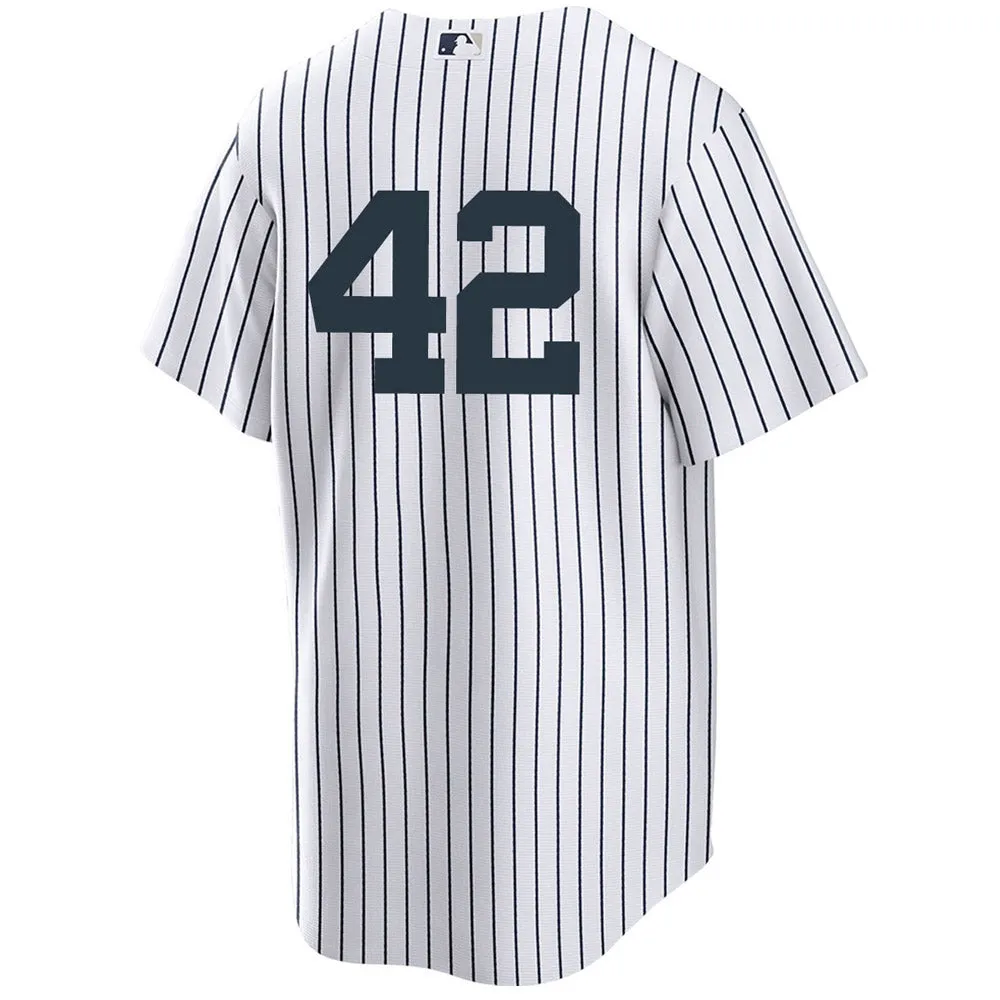 Youth New York Yankees Mariano Rivera Replica Home Jersey - White