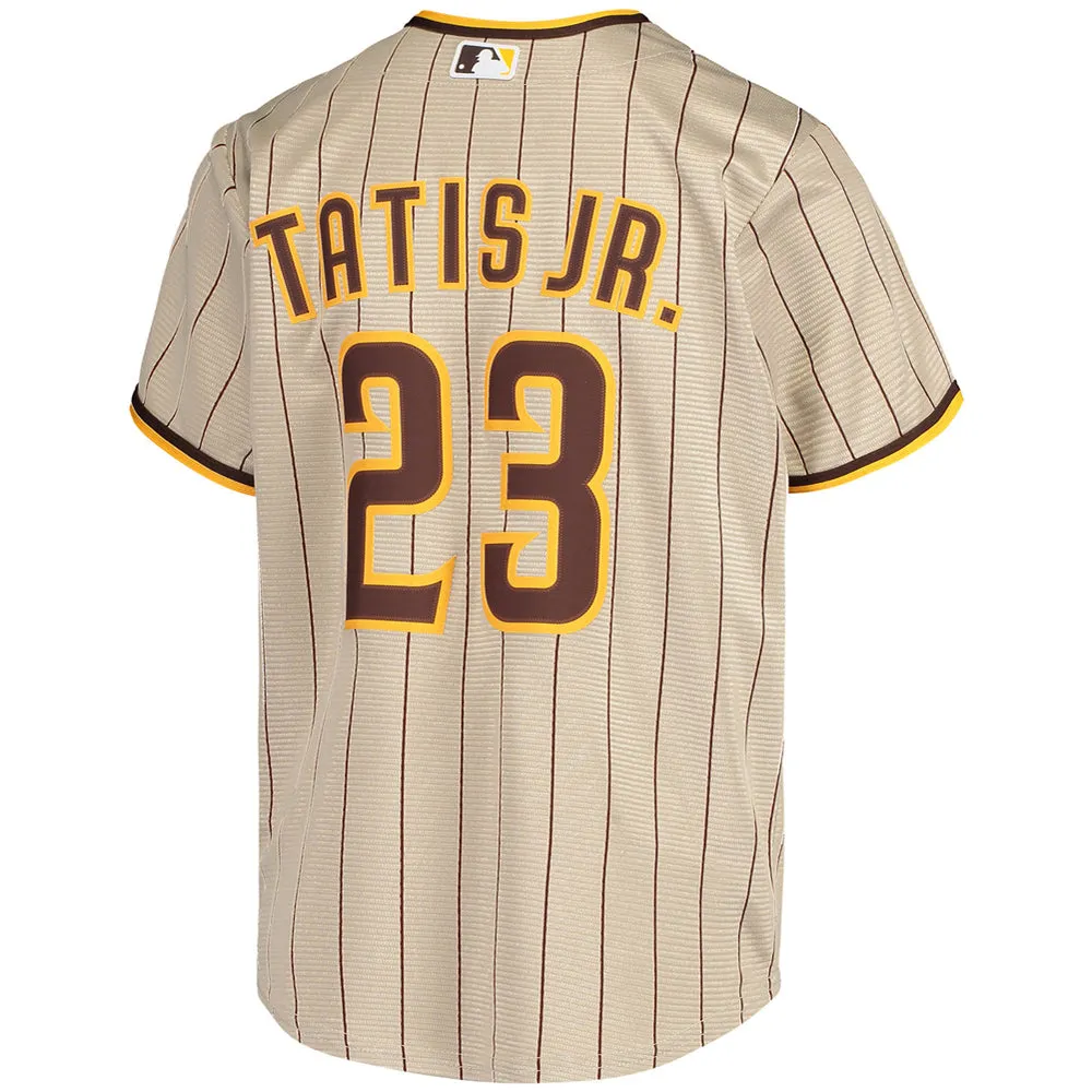 Youth San Diego Padres Fernando Tatis Jr. Alternate Player Jersey - Sand/Brown