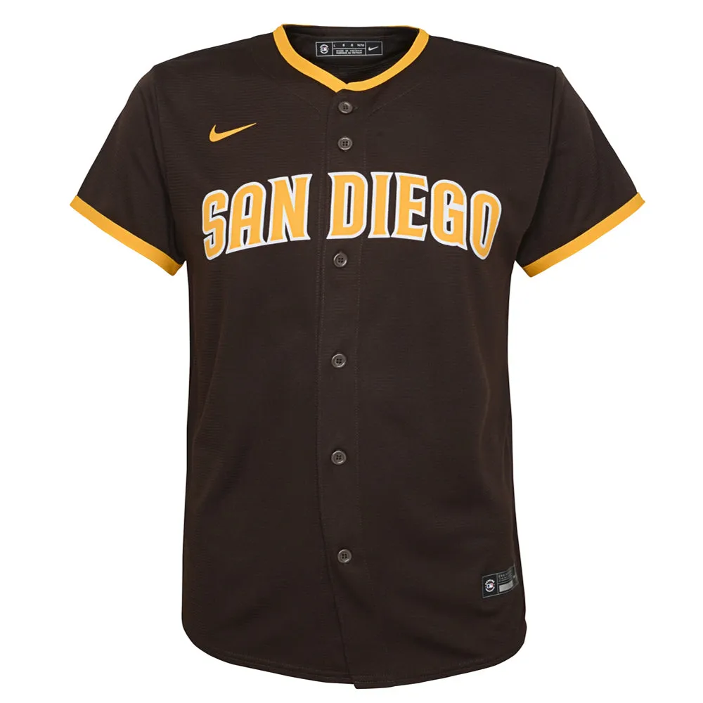 Youth San Diego Padres Fernando Tatis Jr. Road Player Jersey - Brown