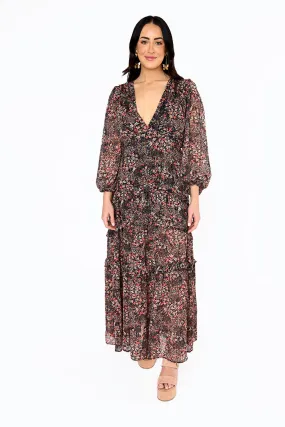 Zodiak Long Sleeve Maxi Dress - Siren